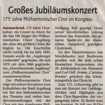 Ankündigung Stadtzeitung