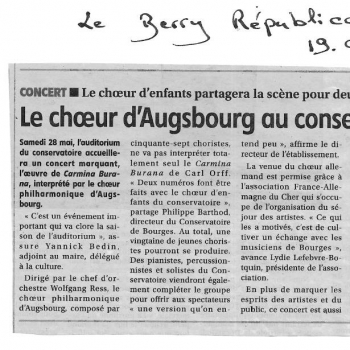 Bourges 2022 Presse Le Berry Republicain